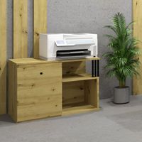 Szafka komoda Viking I 1D z szufladami dąb artisan/czarny