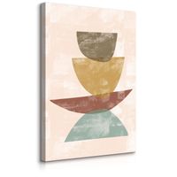 Obraz Do Salonu Kolorowe Skały Beton Styl Boho Abstrakcja 50cm x 70cm