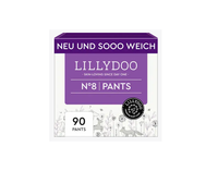 Jednorazowe pieluchomajtki rozmiar 8 od 17kg Lillydoo 90 szt.