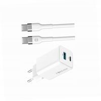 Szybka ładowarka GaN 45W 2 wejścia z kablem 2m do Samsung Galaxy A5 (2017)