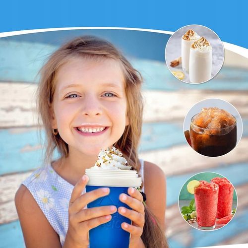 KUBEK DO ROBIENIA LODÓW GRANITY SORBETÓW SLUSHY MROŻONYCH NIEBIESKI na Arena.pl
