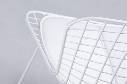 Krzesło NET SOFT białe - biała poduszka na Arena.pl