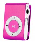 Mini Odtwarzacz MP3 RAVO M02 4GB RÓŻOWY z klipsem