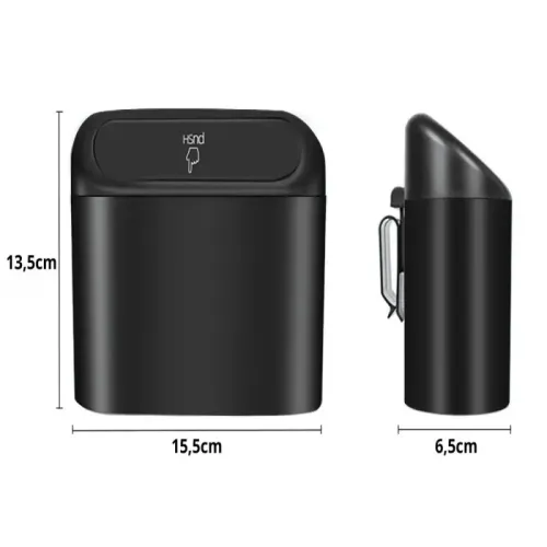 Samochodowy kosz na śmieci mini śmietnik na drzwi do auta z klapką na Arena.pl