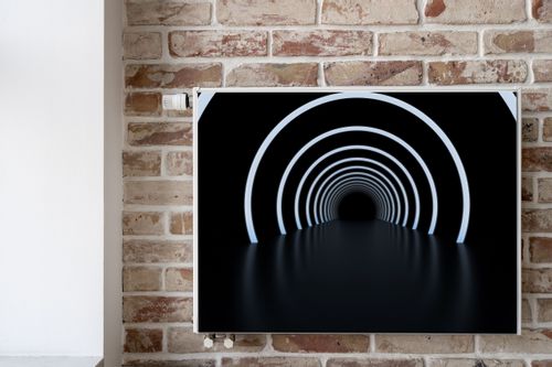 Osłona MAGNETYCZNA Na Kaloryfer Abstrakcyjny Tunel Efekt 3D 120cm x 60cm na Arena.pl