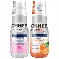 2X Koncentraty OSHEE Drop In Lemonade Pomarańcza + Grejpfrut Bez Cukru 500