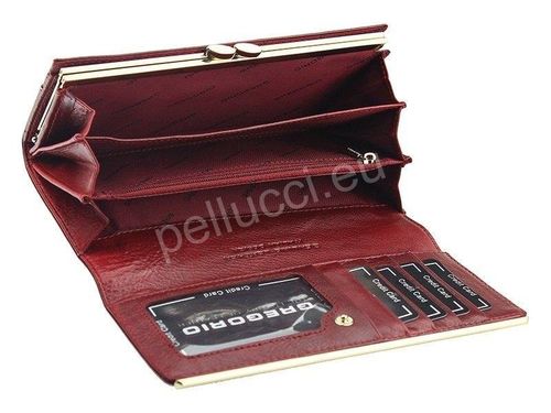 Portfel damski skórzany PELLUCCI ZLL-100 Popiel na Arena.pl