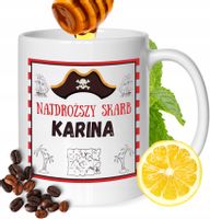 Kubek Dla Kariny Koleżanki Przyjaciółki Prezent Z Nadrukiem Biały 330Ml