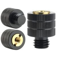 Adapter tuleja redukcja M5 na M10 statywowa aluminium czarna lampy 21 mm