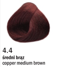 Allwaves Cream Color farba do włosów, koloryzacja trwała, 100 ml 4.4 miedziany średni kasztan zdjęcie 1