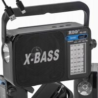 Radio Akumulatorowo bateryjne AM FM Latarka PRZENOŚNE BUDOWLANE KUCHENNE