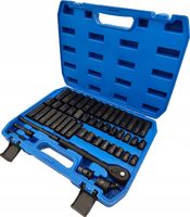 Falon-Tech Zestaw Nasadek Udarowych 3/8" Grzechotka Walizka 50el