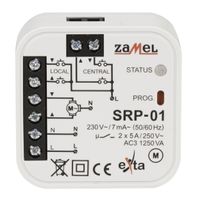 ZAMEL EXTA STEROWNIK ROLET DOPUSZKOWY PRZEWOD. 230V Typ:SRP-01, EXT10000126