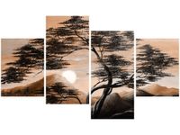 140CM 70 OBRAZ SPOKOJNA NOC ŚCIENNY