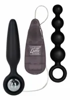 booty call booty vibro kit - zestaw silikonowy z wibrującym modułem