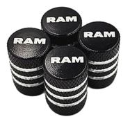 RAM nakrętki na wentyle ALUMINIOWE kapturki wentylki 4szt. DODGE