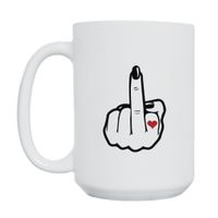 KUBEK "FUCK YOU" Wzór - Duży 450 ml