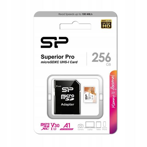 Karta SP Silicon Power 256GB Superior Pro MicroSD High Speed z adapterem na Arena.pl