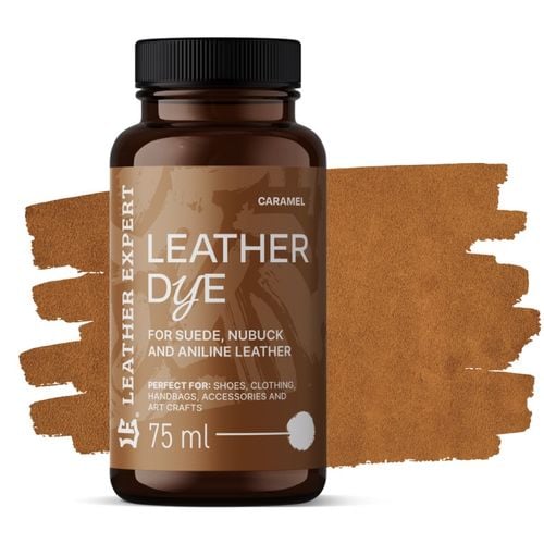farba do zamszu, nubuku, aniliny kolor karmelowy 75ml leather expert na Arena.pl