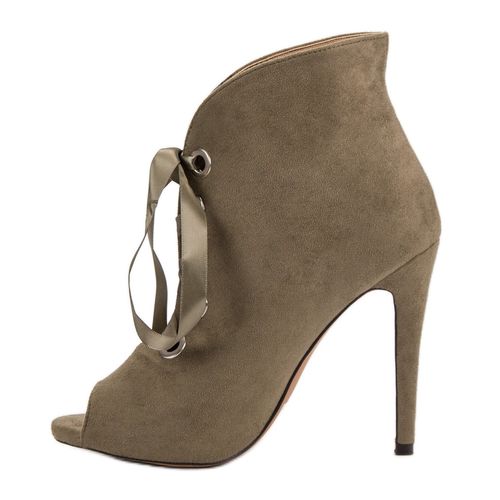 Wiązane Botki Open Toe r.41 na Arena.pl