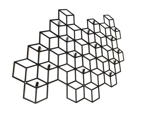 wieszak ścienny geometryczny CUBE na Arena.pl