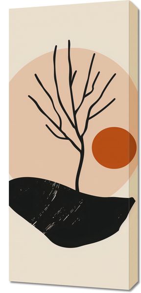 Obraz 40x90cm Nagie Drzewo zdjęcie 1