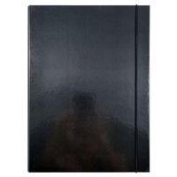 teczka skrzydłowa 2,0 cm z gumką czarna