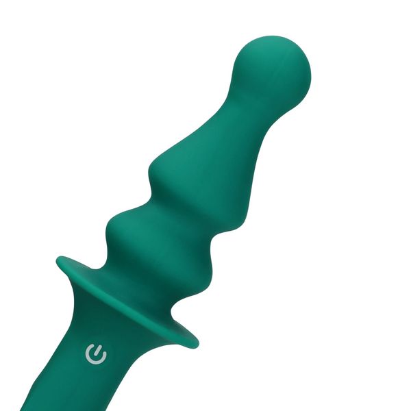 Pawn Shaped Anal Vibrator - Peacock Plume zdjęcie 4