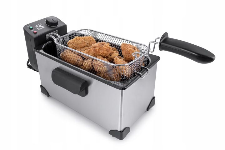 FRYTKOWNICA FRYTOWNICA POJEMNA 3,0L MOC 2200 INOX zdjęcie 13