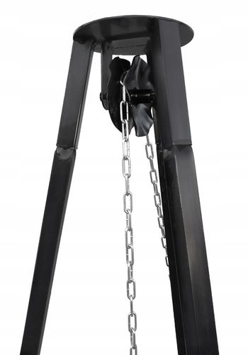 GRILL TRÓJNÓG NA OGNISKO OGRODOWY Z RUSZTEM DO PALENISK 60 CM WYSOKOŚĆ na Arena.pl