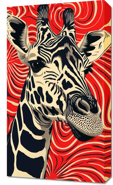 Obraz 40x70cm Wzrok Żyrafy zdjęcie 1