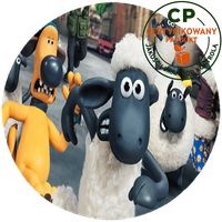 Opłatek na tort Baranek Shaun