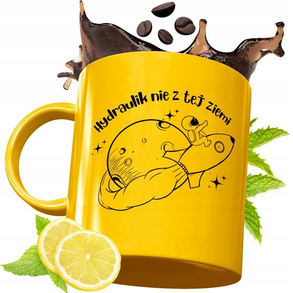 Złoty Kubek Premium Dla Hydraulika Prezent Z Nadrukiem Ze Zdjęciem zdjęcie 1