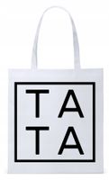 Dla Taty Tatusia Prezent Torba Eco Biała Shopper Z Nadrukiem Ze Zdjęciem