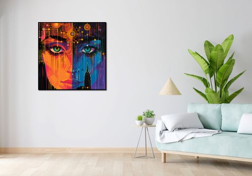 Plakat 90x90cm Cyfrowa Psyche na Arena.pl