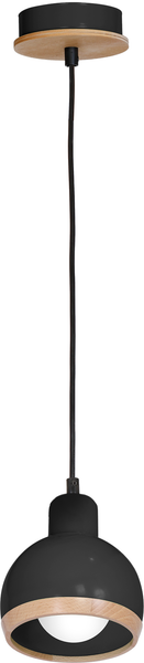 LAMPA WISZĄCA OVAL BLACK 1XE27 zdjęcie 9