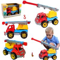 pojazd dźwig auto budowlane dla dzieci 4555