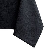 Obrus Plamoodporny GAIA 120x120 Okrągły Czarny AmeliaHome