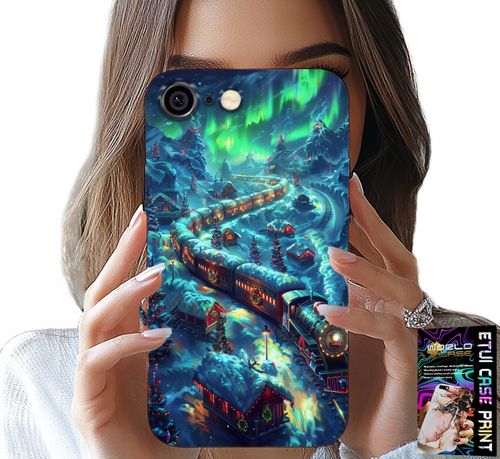 ETUI DO IPHONE 6 / 6S - POCIĄG, EKSPRES ŚWIĄTECZNY WZORY + SZKŁO na Arena.pl