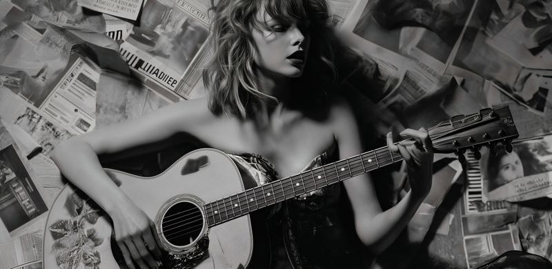 Plakat 91,3x44,5cm Młoda Gitarzystka zdjęcie 1