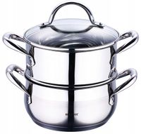 2X GARNEK PAROWY BERGNER 2,2L GOURMET LINE BG-6521