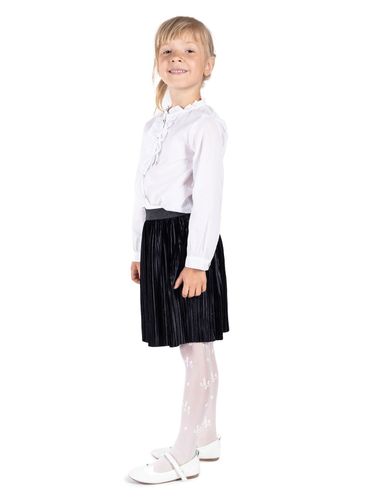 Rajstopy dziecięce lycra białe w kwiaty 40DEN 104-110 YOCLUB na Arena.pl