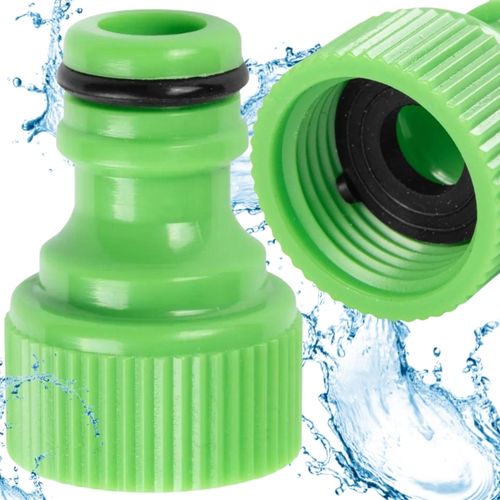 PRZYŁĄCZE NA KRAN Z GWINTEM NA SZYBKOŁĄCZKĘ USZCZELKA WĘŻA OGRODOWEGO 1/2" na Arena.pl