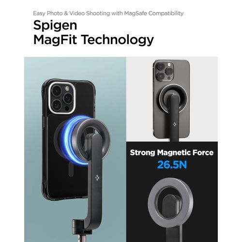 spigen s570w magsafe bluetooth selfie stick tripod black na Arena.pl