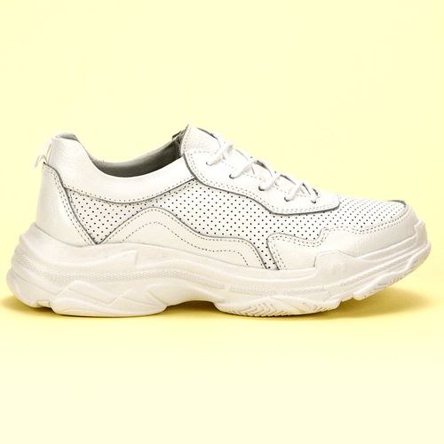 Białe Skórzane Sneakersy r.41 na Arena.pl
