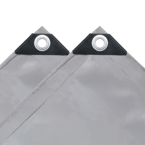 Plandeka 650 g/m², 3 x 4 m, szara na Arena.pl