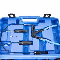 17467 ZESTAW SZCZYPIEC ZACISKOWYCH 9 ELEMENTÓW + WALIZKA