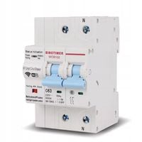 Bezpiecznik z Pomiarem Energii Zigbee 2P 63A Tuya
