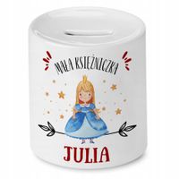 Skarbonka 330 Ml Dla Julii Córki Dziecka Prezent Z Nadrukiem Ze Zdjęciem
