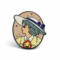 Howl's Moving Castle | 4 cm | Metal | Przypinka | Studio Ghibli